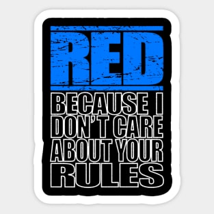 Red tee-shirt Sticker